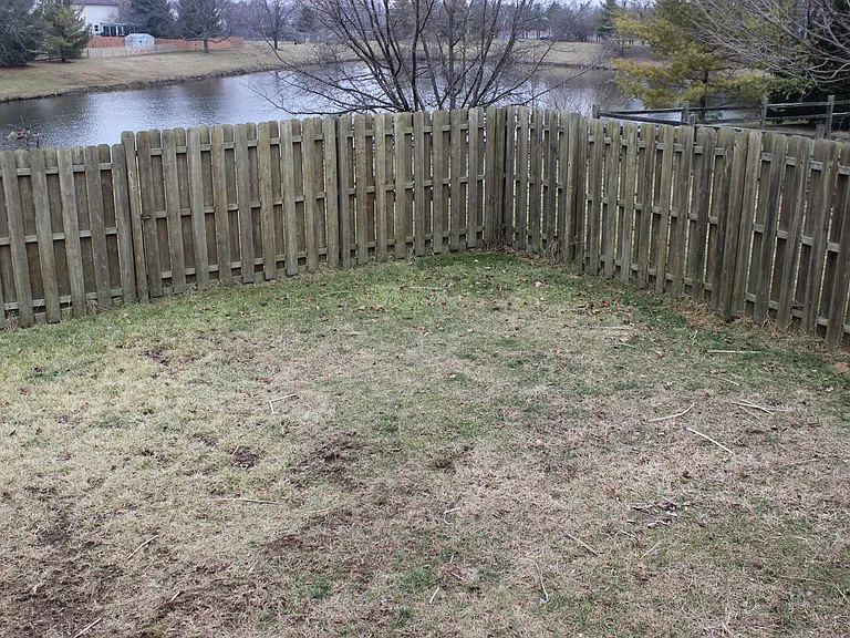 Fenced in yard