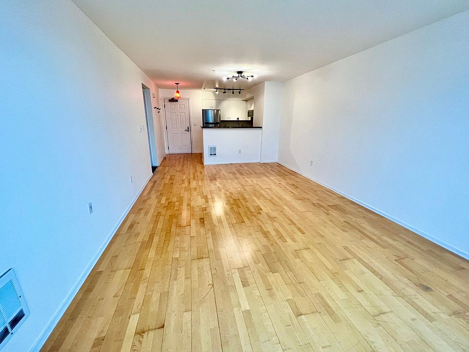 Living room and kitchen.