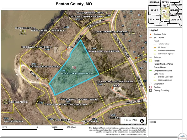 LOT 3586 Hugel Pl, Edwards, MO 65326