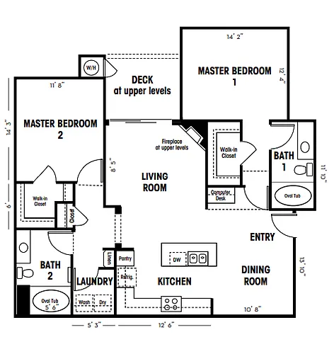 Floor plan 2B