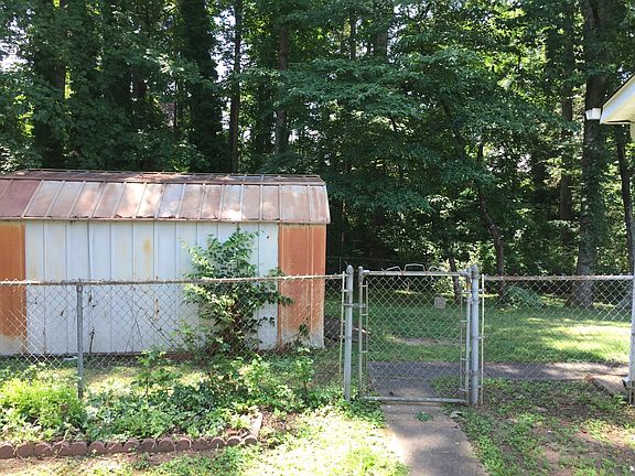 Fenced yard