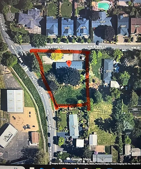 0.61 acre big backyard, good for people who'd love to plant veggis and/or raise chickens and/or goats.
