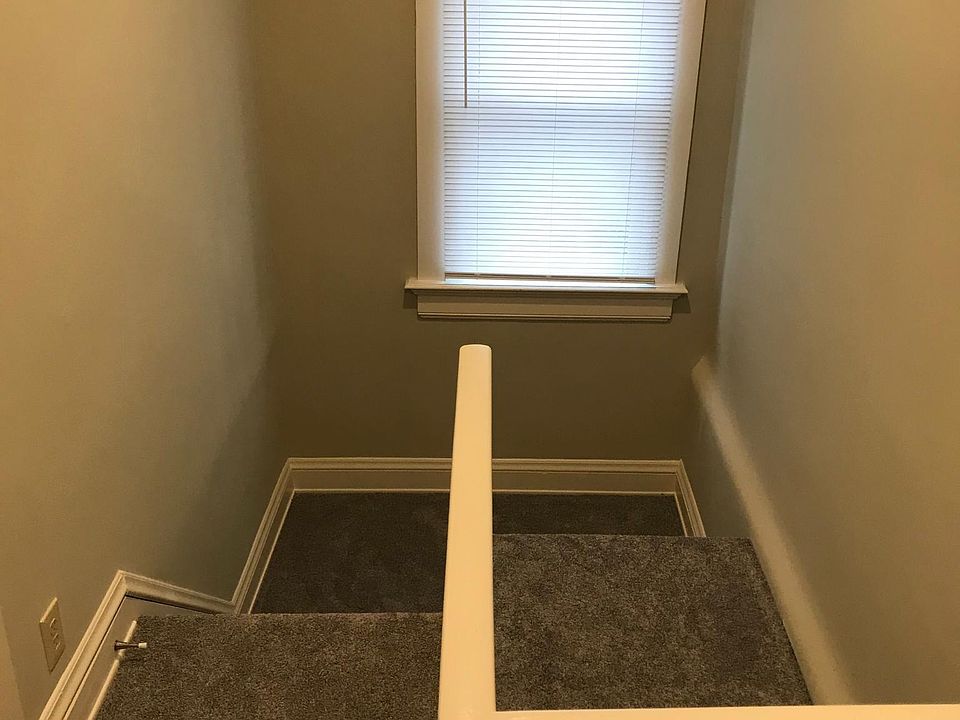 Stairs to no where...good storage space.