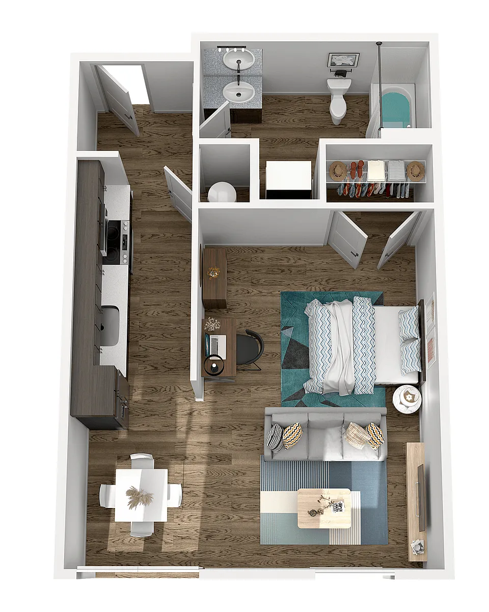 Floor plan Studio A