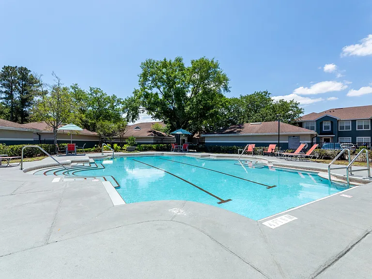 Resort-Style Swimming Pool at Country Club Lakes Apartments in Jacksonville, FL 32224