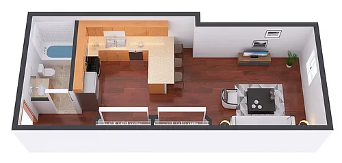 Floor plan Studio