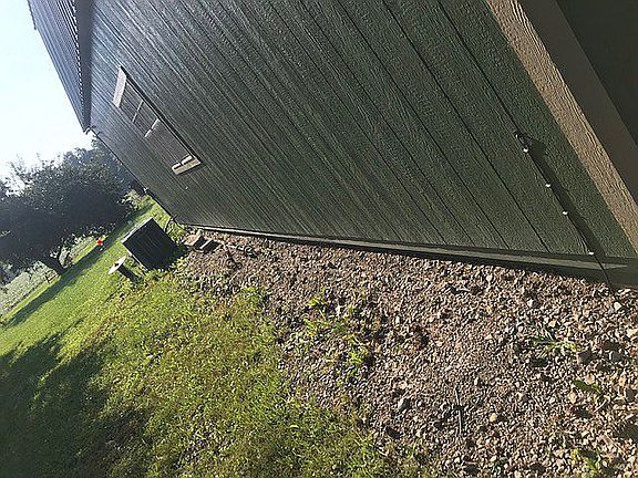 On gravel pad not concrete