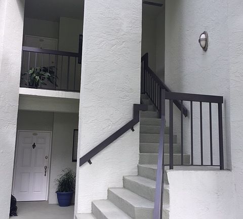 Private Stairs to Condo