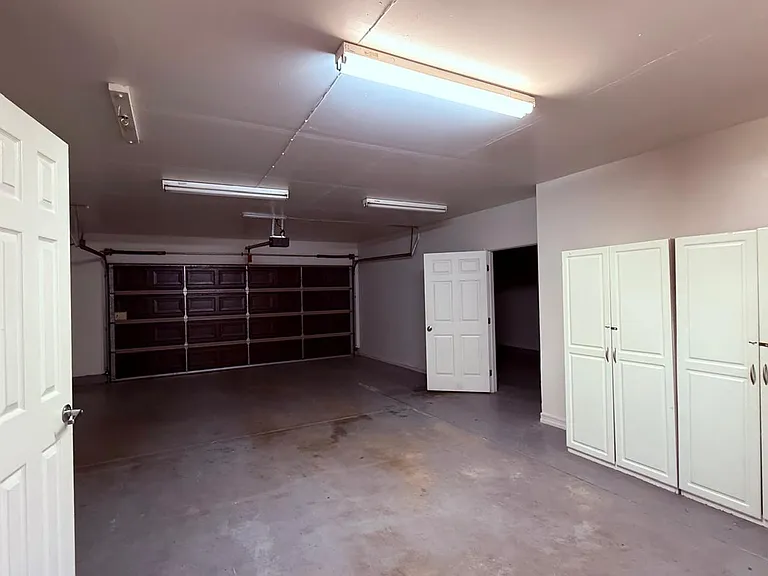 2 car garage with storage