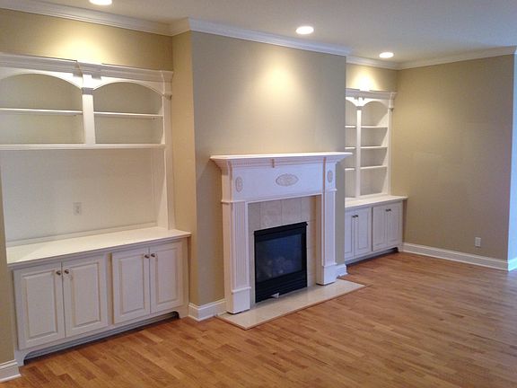 Custom built in bookcases