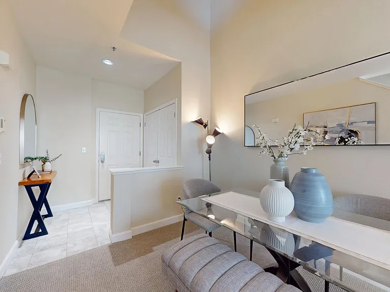 Dining and foyer.