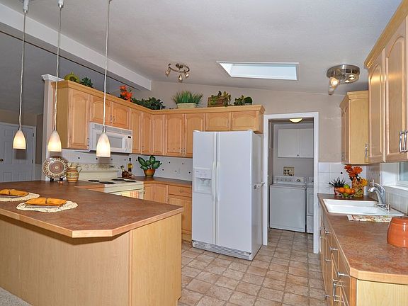 kitchen with eating bar