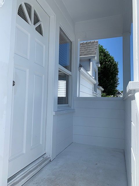 Front door & porch