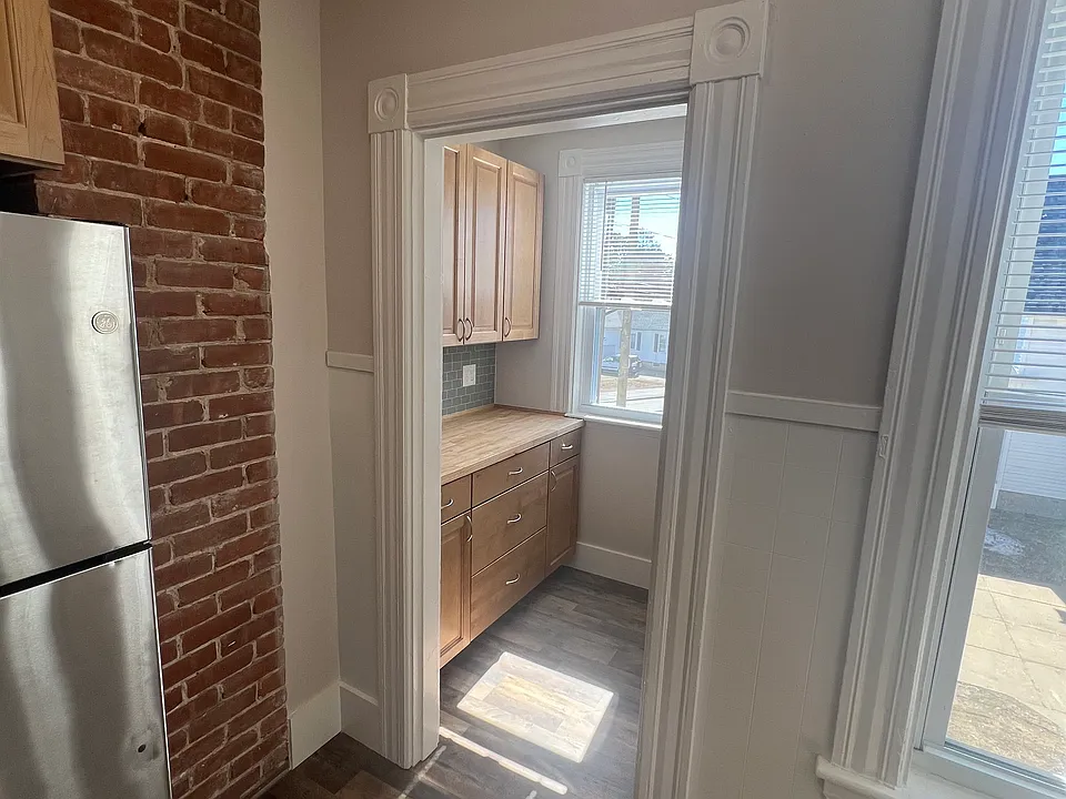 View into the newly remodeled pantry