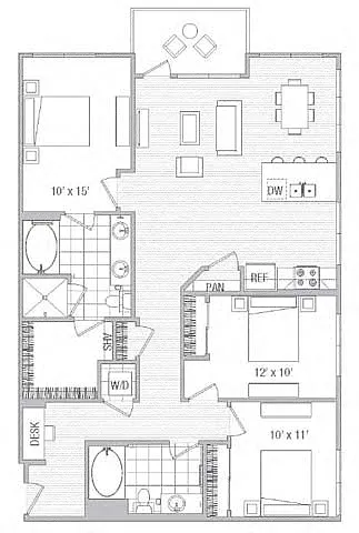 Floor plan 3X2 F2-E