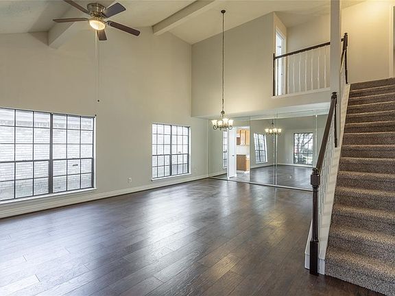 Formal living room open to formal dining room.