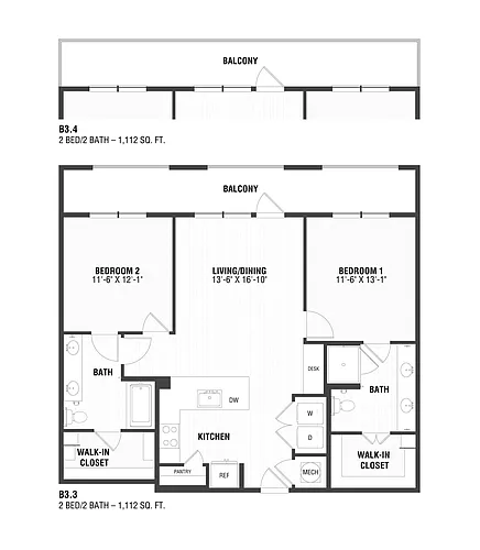 Floor plan B33