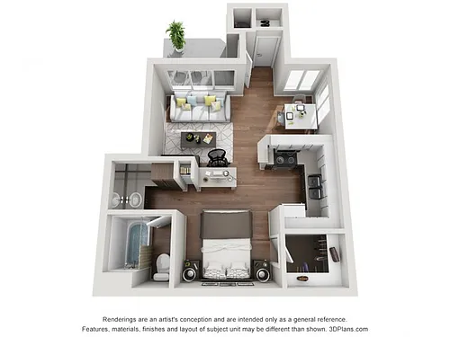 Floor plan Studio
