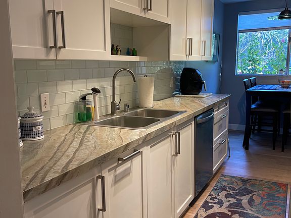 Recently remodeled!
Lots of cabinets.