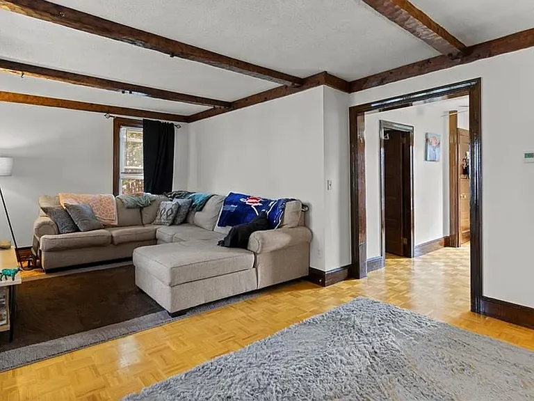 Large living room / dining room area