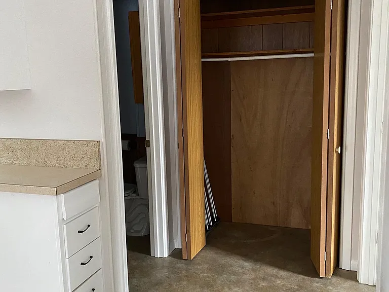Hall closet