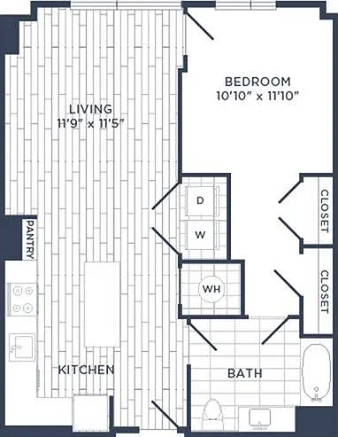 1 Bedroom 1 Bedroom