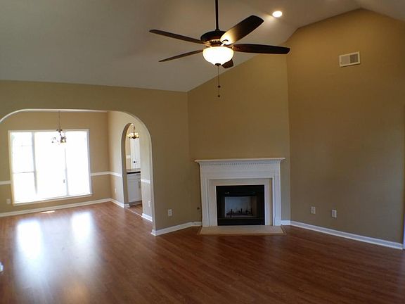 High ceiling living room