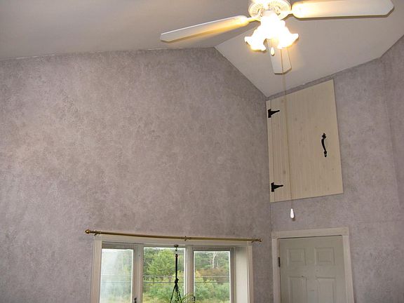 Attic storage space.