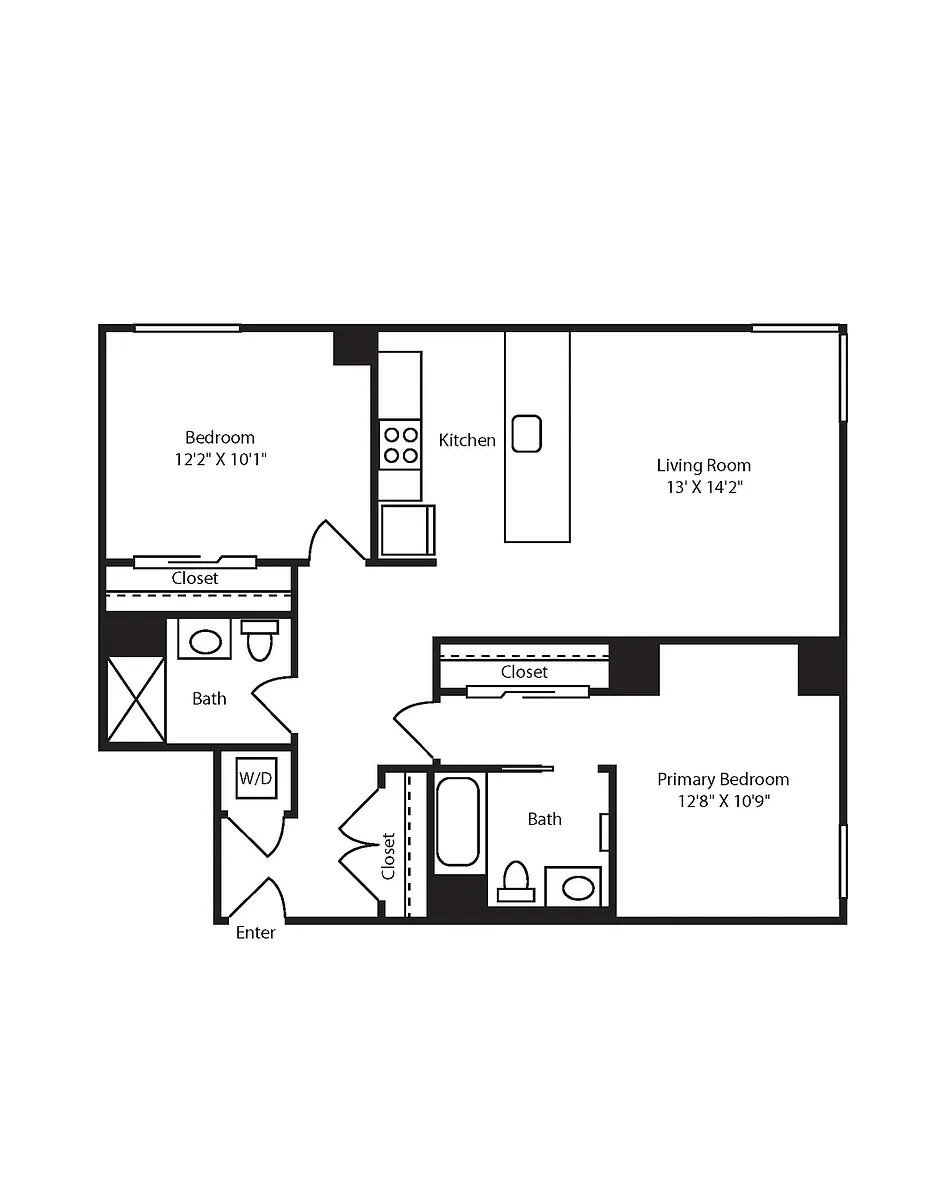 Floor plan B2CR