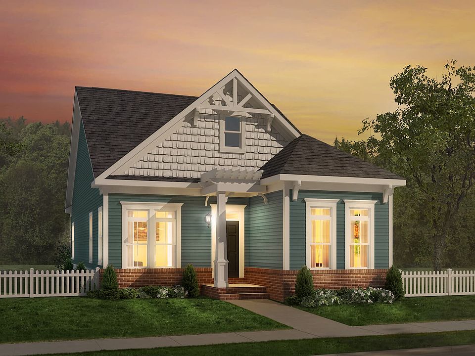 Elevation 1 of the Abbott II a home design at Easton Village by Brookfield Residential
