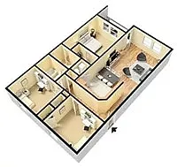 Floor plan 3B