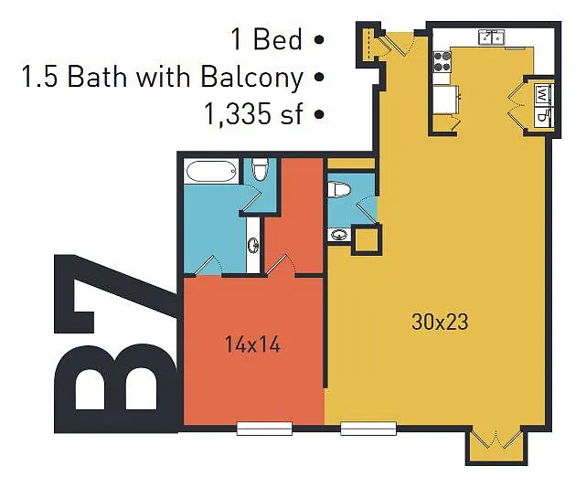 Floor plan B7 311