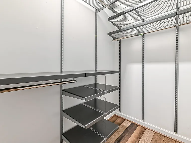 Owners walk-in closet