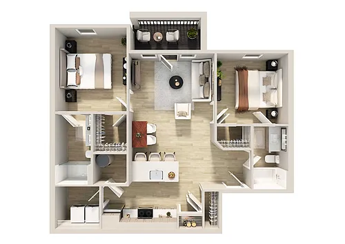 Floor plan The District
