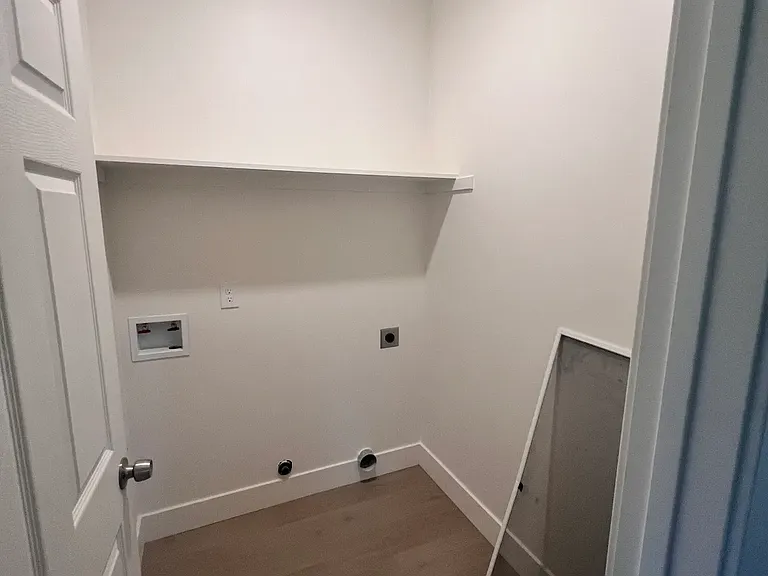 Inside laundry room