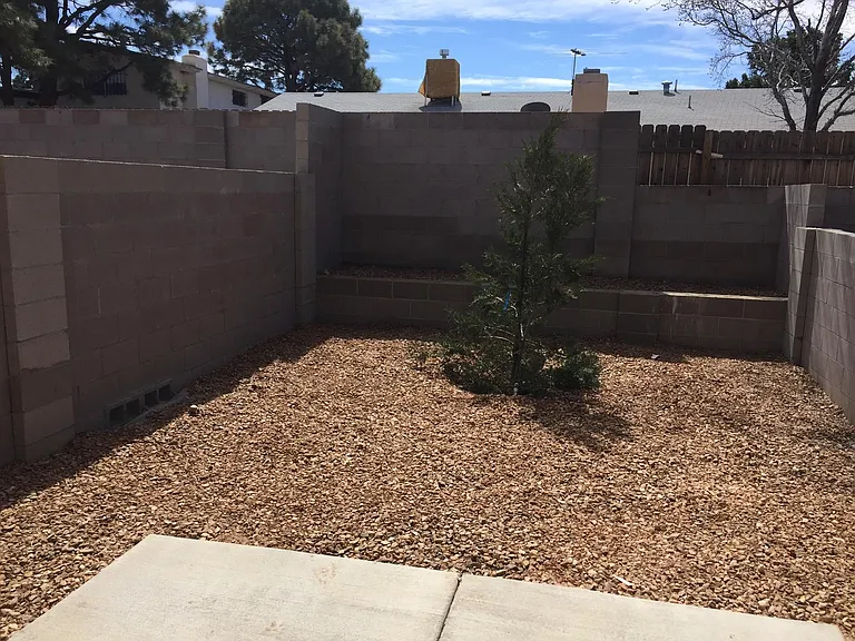 Private yard