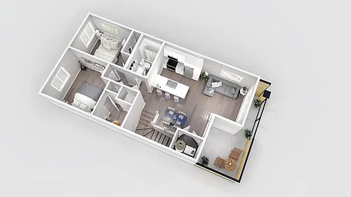 Floor plan Harley