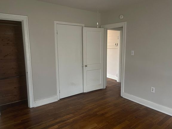 Two closets in the bedroom. One is lined with Cedar.