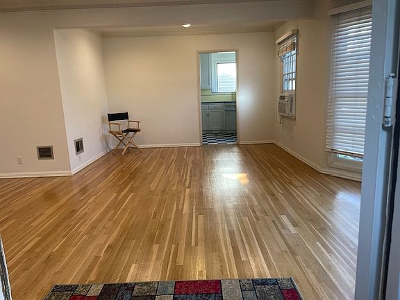 Newly refinished hardwood floors