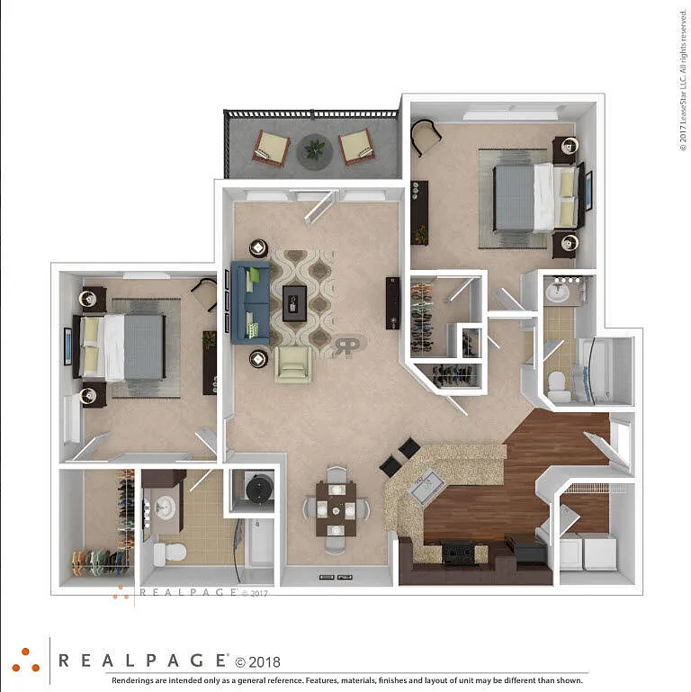 Floor plan 2 Bedroom Craftsman Select