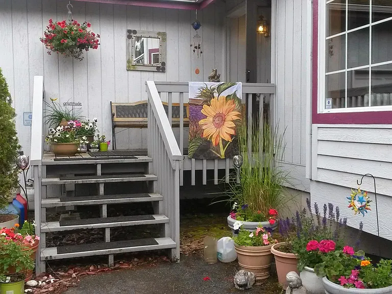 Front porch and deck