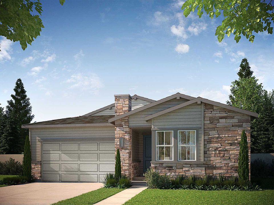 Example of Residence 4007 Rendering Craftsman Style Exterior - Colors will vary on actual home