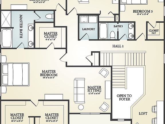 Gwinnett Second Floor Plan