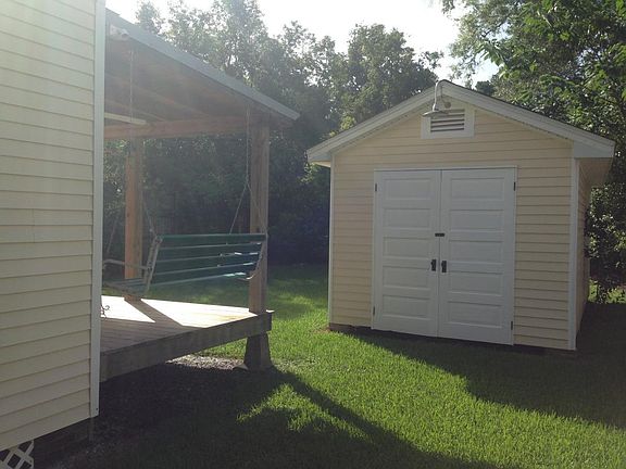 shed in back yard
