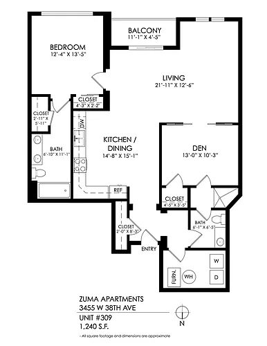 Floor plan 2 Bedroom
