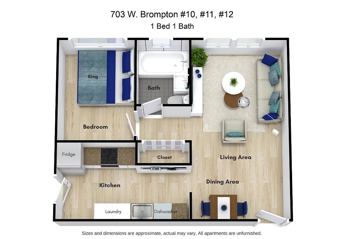Floor plan 703 - 10 11 12
