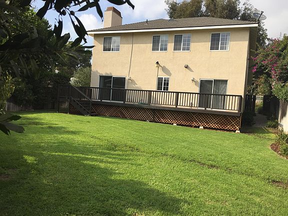 Backyard, Rear Elevation And Sundeck