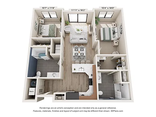 Floor plan B1a