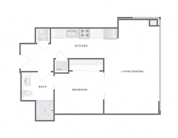 Floor plan 1B