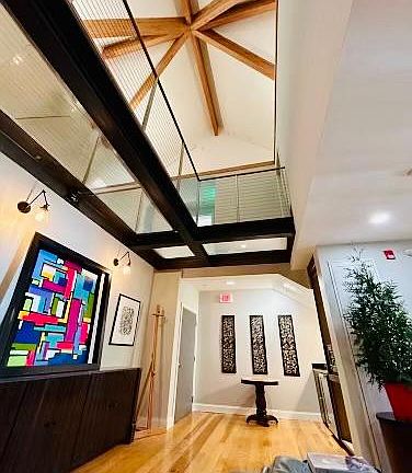 Gallery-like common area in building